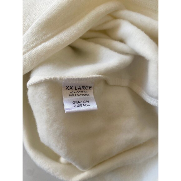 Grayson threads Tennis skirt white mini graffic sweatshirt material Size XXL - Picture 9 of 11